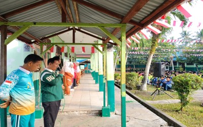 Semarak HUT RI Ke -81 MTsN 2 Meranti Bangun Sportivitas dan Kebersamaan