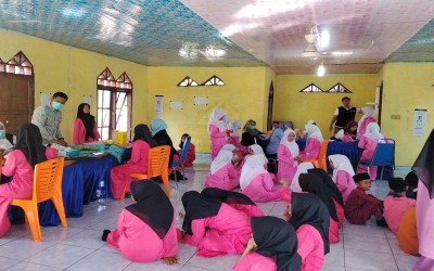 MTsN 2 Meranti Jalani Program Cek Kesehatan Gratis